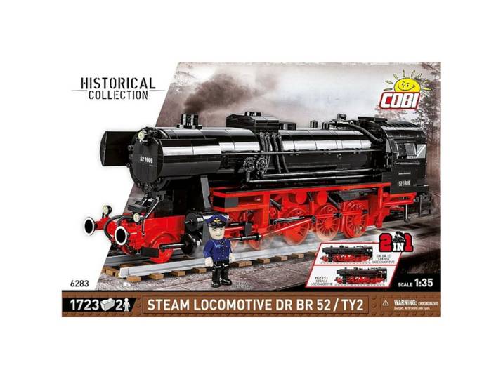 COBI Spiel COBI DR BR 52 / Ty2 Dampflokomotive 2-in-1 (6283)