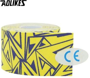 Inspire Essentials AOLIKES Kinesiology Tape Waterproof Muscle Support Tape For Sports Recovery And Pain Relief 6
