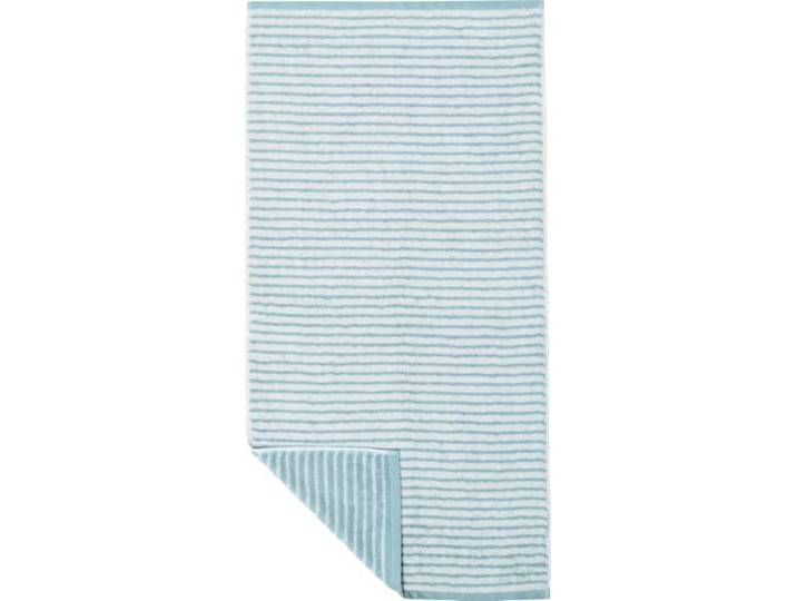Erwin Müller Jacquard Walk-Frottier Duschtuch Konstanz bleu Größe 70x140 cm - besonders geschmeidig, strapazierfähig, enorm saugstark, praktische Schlaufen zum Aufhängen