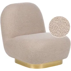 SESSEL Bouclé beige/gold LovIisa