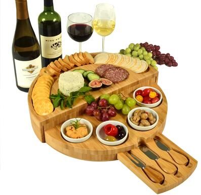 Picnic at Ascot - Bamboo Cheese Board Set