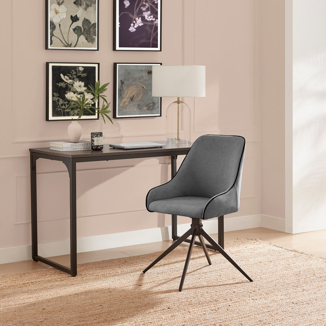 George Oliver Office Chair Grey 50;86.5cm H X 50cm W X 55.5cm D;50