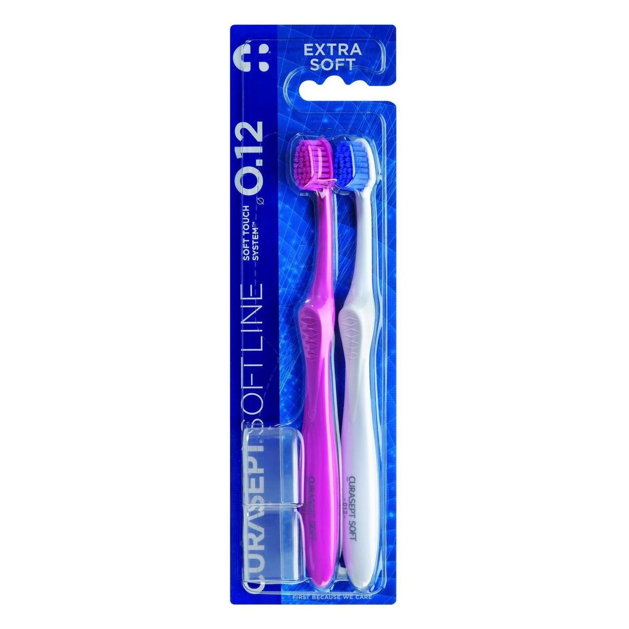 Curasept SoftLine Extra Soft 012 Extrem weiche, flexible Borsten (Extra weich, 2x) (47616364)