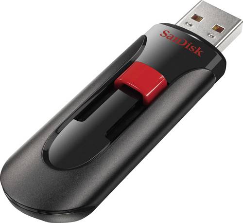 SanDisk Cruzer Glide USB-Stick 128 GB Schwarz SDCZ60-128G-B35 USB-A (USB 2.0)