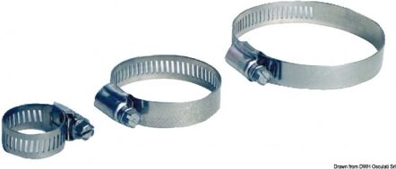 Osculati Fascetta stringitubo Fascetta inox 90/114 mm