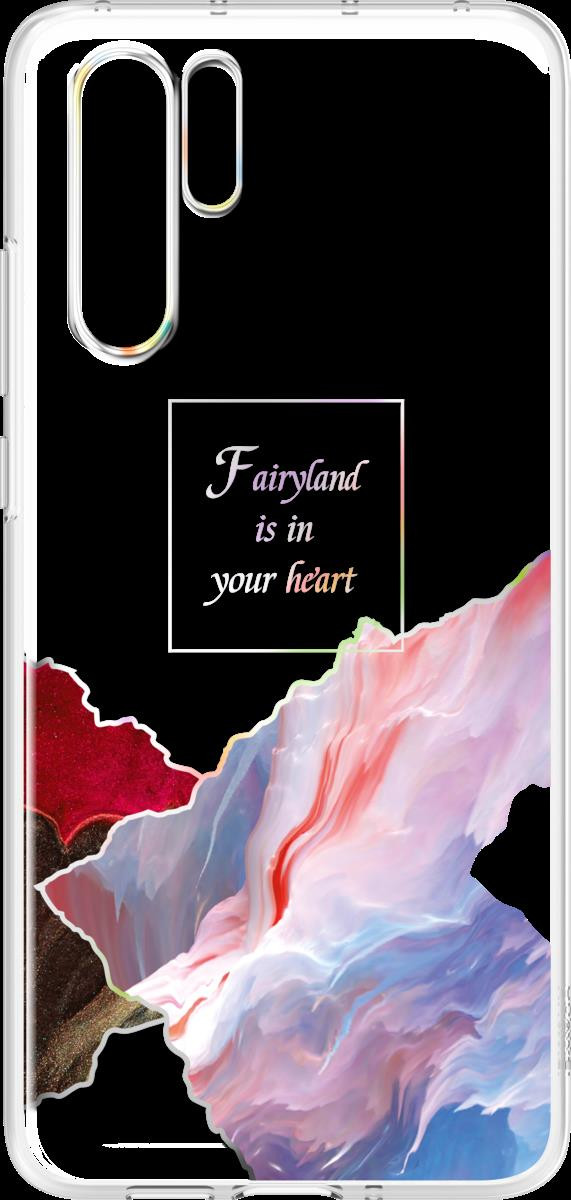 Huawei P30 Pro Transparante hoes met motief Dromerig landschap