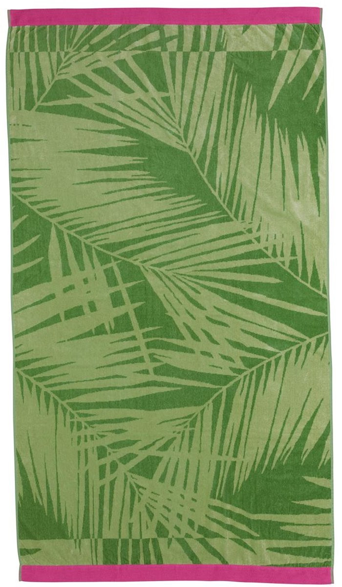 KAAT Amsterdam Belize Strandlaken - Groen - B: 100 cm, L: 180 cm