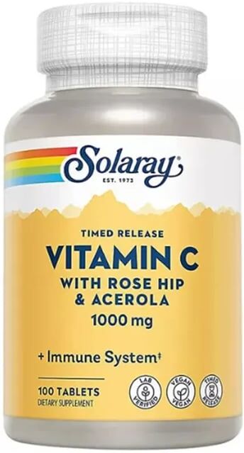 Solaray VITAMINA C 1000mg 100 Tabs
