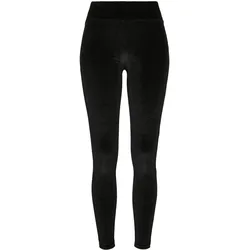 Urban Classics, Damen, Tights, Ladies High Waist Velvet Leggings (4XL), Schwarz