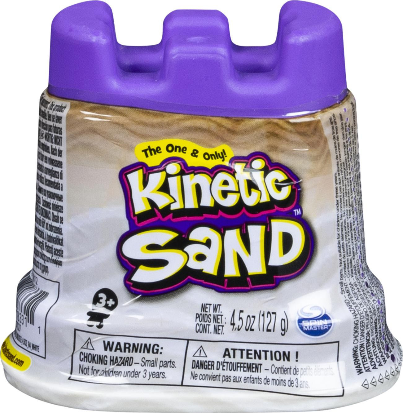 Spin Master Kinetic Sand KNS ACK, 3 stuks, wit, 170 gram per stuk