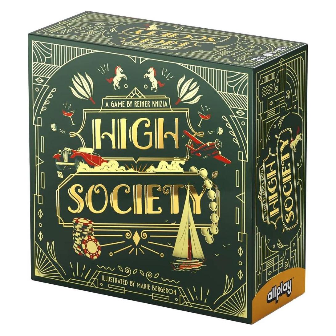 Allplay Kartenspiel "High Society" - Reiner Knizia - 3 bis 5 Spieler - 30 Minuten - Mehrfarbig (Englisch, 3 - 5 Spieler) (0618149325719-0618149325719)