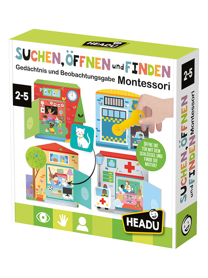 Headu Suchen, Öffnen und Finden Montessori - ab 2 Jahren - onesize