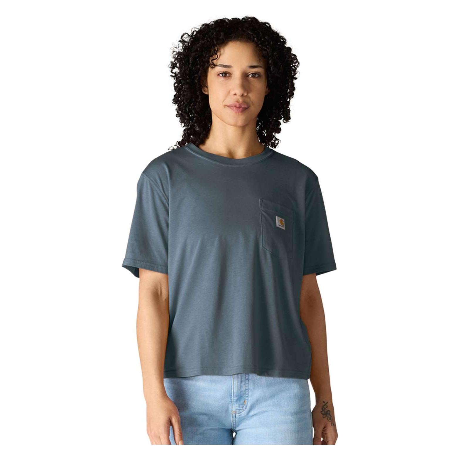Carhartt Koszulka Lightweight Tencel Pocket IRON B (L) (67413875)
