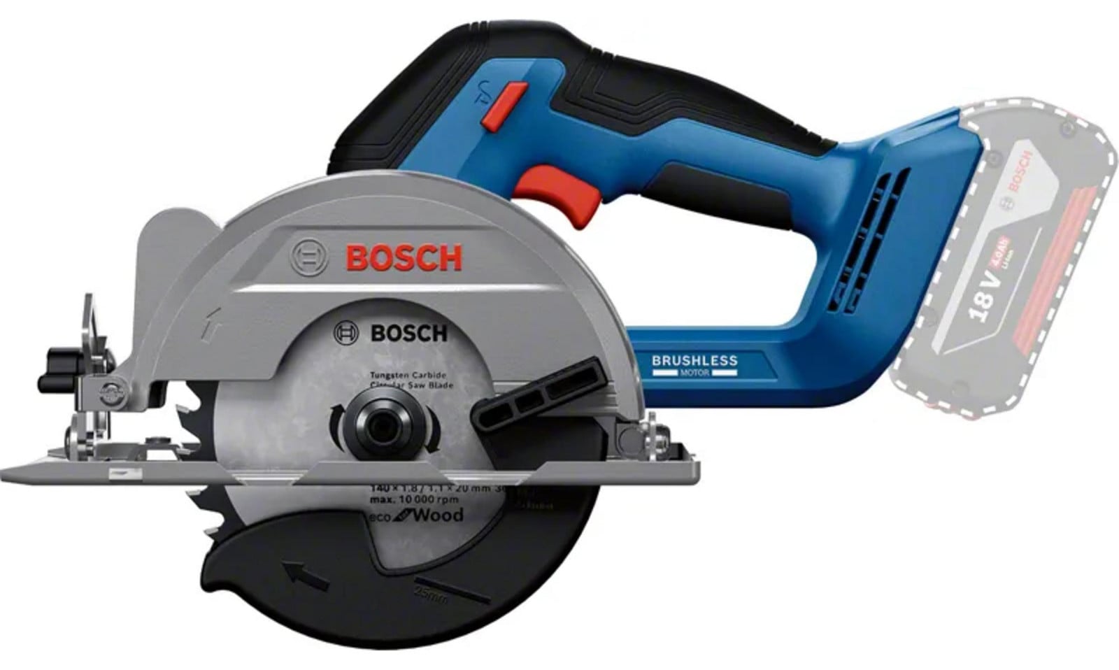 Bosch Professional Accucircelzaag GKS 18V-51