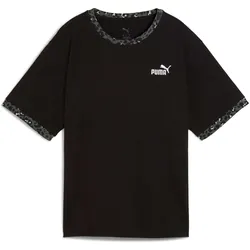 Puma, Damen, Sportshirt, ESS GRAPHIC Animal Relaxed Tee (L), Schwarz