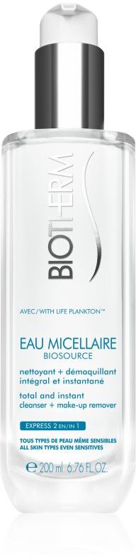 Biotherm Biosource Eau Micellaire micellar cleansing water for all skin types including sensitive 200 ml