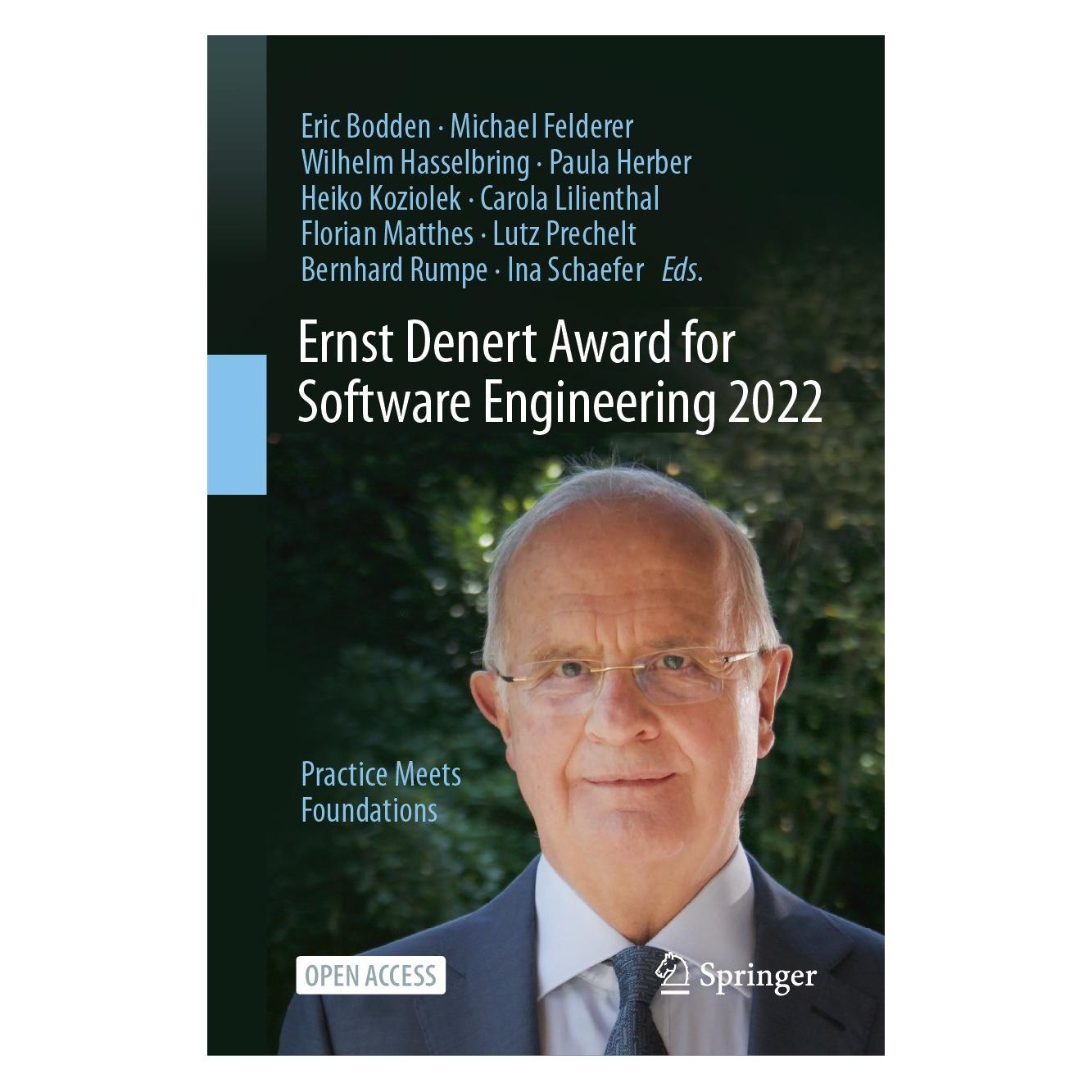 Springer Ernst Denert Award for Software Engineering 2022 (Englisch, Hardcover, Bernhard Rumpe, Carola Lilienthal, Eric Bodden, Florian Matthes, Heiko Koziolek, Ina Schaefer, Lutz Prechelt, Michael Felderer, Paula Herber, Wilhelm Hasselbring) (9783031444111)