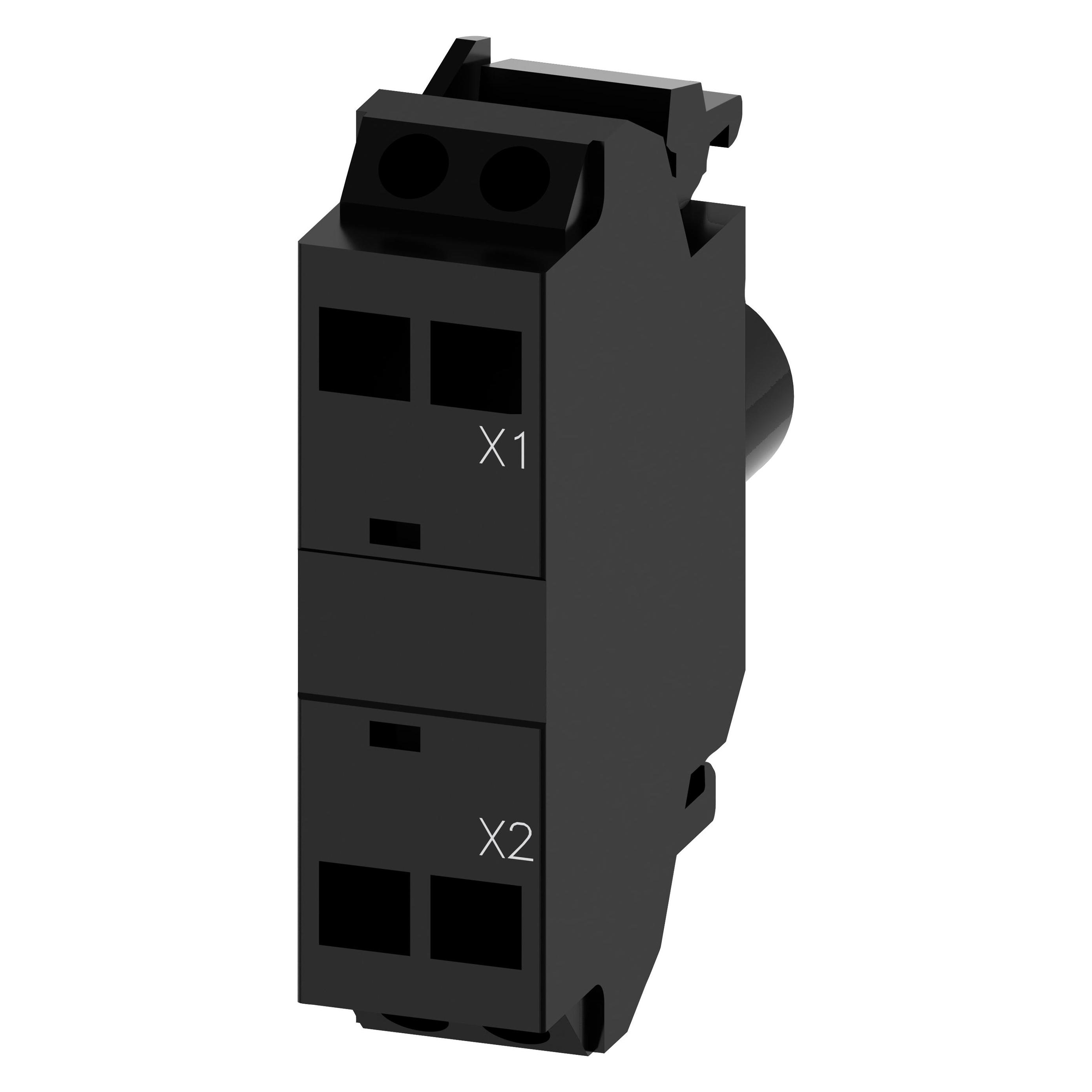 Siemens LED module yellow front plate mounting (3SU1401-1BB30-3AA0)