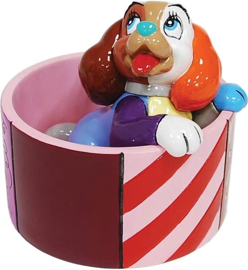 Enesco Figura Mini La Dama Y El Vagabundo Lady By Britto Talla Única Unisex