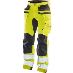 Jobman Bundhose Stretch Hi-Vis mit Hängetaschen 2240 2199 c60