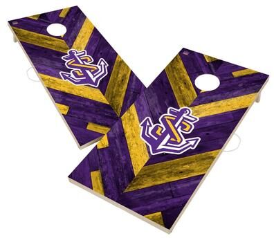 Skip's Garage LSU Shreveport Pilots Cornhole Board Set