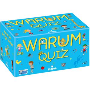 Moses Kartenspiel 76951, Das Warum-Quiz, ab 8 Jahre, 2-5 Spieler
