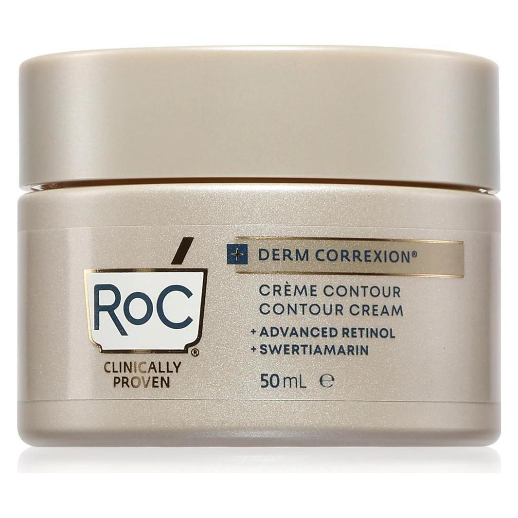 Roc Derm Correxion Contour Cream for Face Neck and Jawline Sichtbare Gesichtsstraffung Hals Straffung (50 ml, Tagescreme) (i337_34039)
