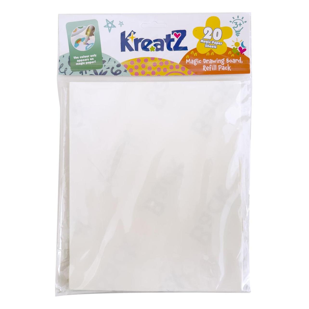 Kreatz Magic Drawing Board, Refill Pack 20 sheets (90424)