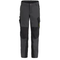 Kinder Bundhose "HUGO" Kids - 98/104 - anthrazit/schwarz