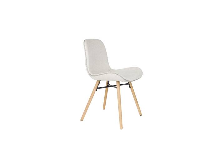 Chaise de salle à manger en polyester beige Lester