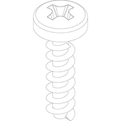 Schraube 4x15 (10x) - 87377001030