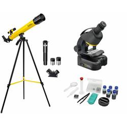 National Geographic Teleskop + Mikroskop Set Linsen-Teleskop Azimutal Achromatisch Vergrößerung 50 bis 100 x 9118300