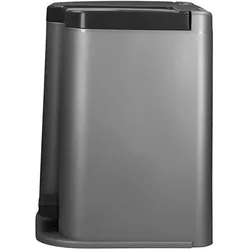 Curver Duo-Mülleimer 15l + 6l, Abfalleimer, Grau