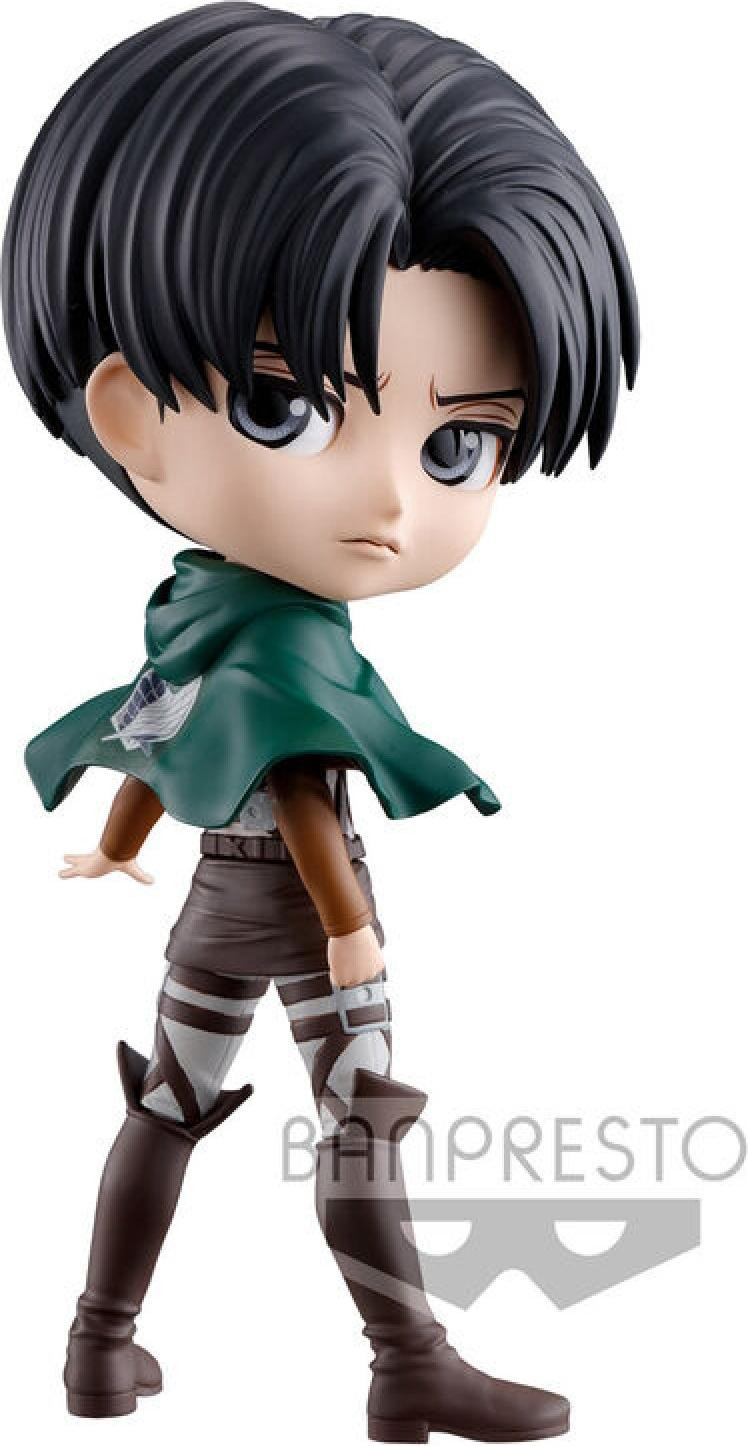 Banpresto Attack on Titan Levy Ver.A Q posket figuur, 14 cm