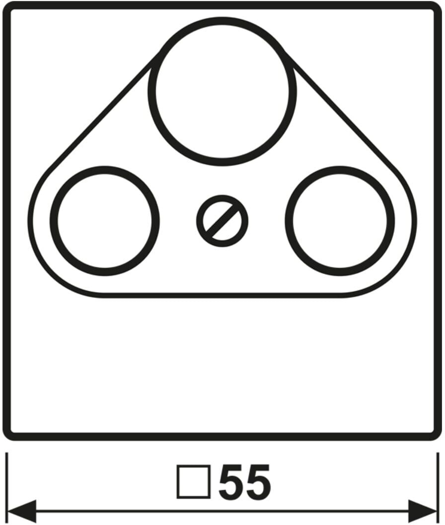 Jung Abdeckung sw für SAT-TV-Dose A 561 PLSAT (A561PLSATSW)