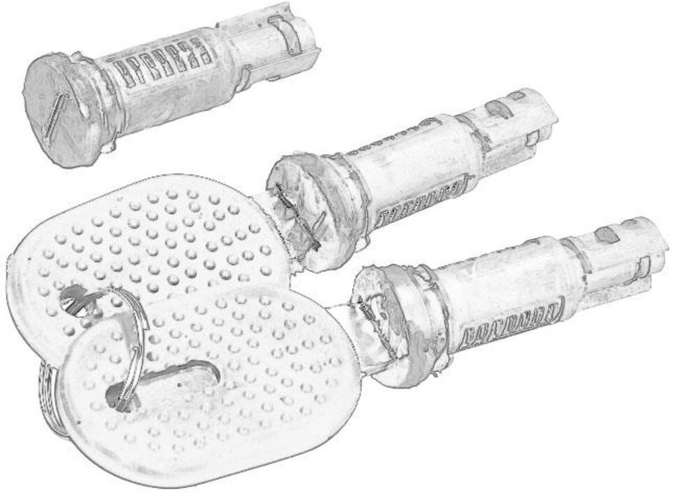 Jeu de cylindres de serrure PACOL IVE-DH-021