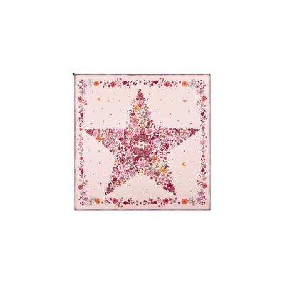 Modetuch CODELLO "Codello Tuch", Damen, rosa, Obermaterial: 100% Seide silk., Modetücher, mit Sternmotiv