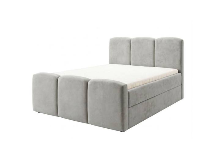 Graingold Boxbett Campi 140x200 Grau, 140x200 cm, Schlafzimmer, Betten, Boxspringbetten