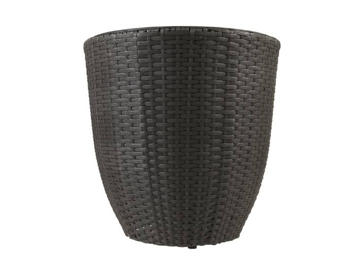 Jardin Royal Blumentopf Fuerteventura Schwarz ⌀ 44 × 44 cm 27 l