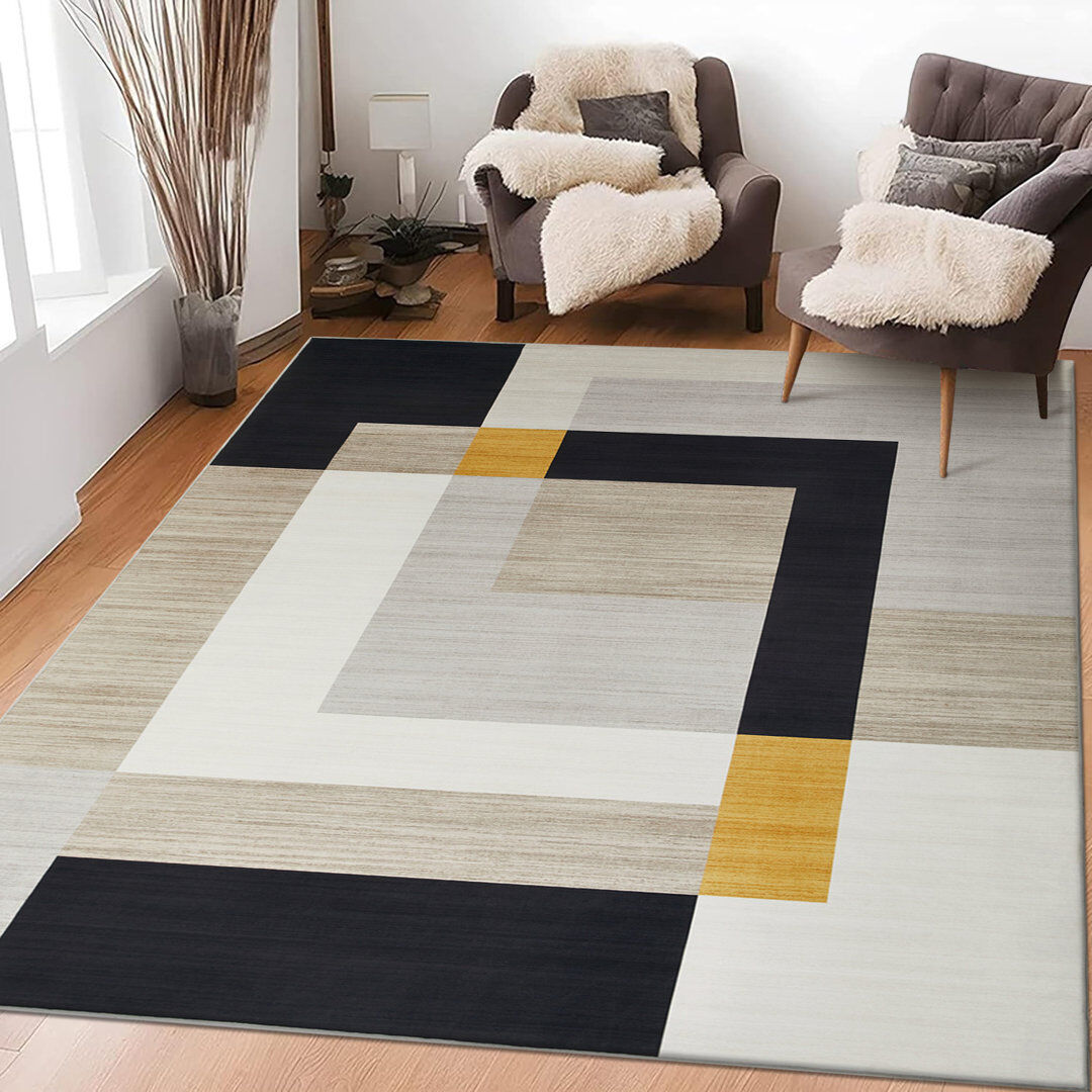 Metro Oriental Shaggy Washable Area Rug LEXI Rectangle 160 x 300cm