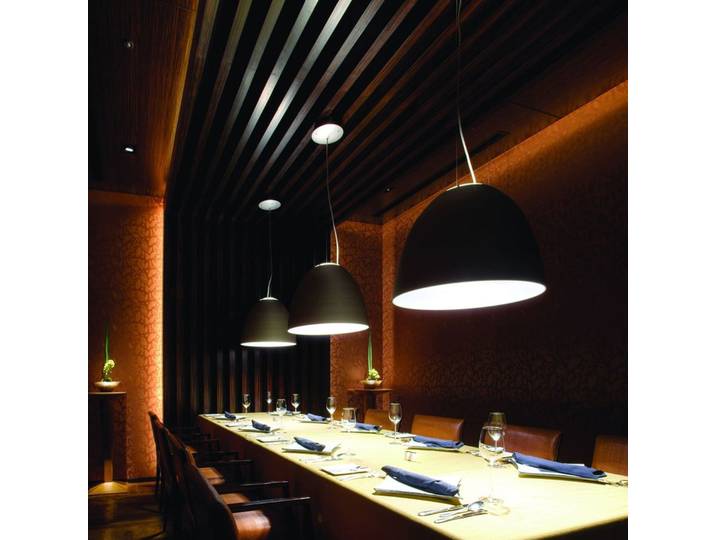 Nur Mini LED S Pendelleuchte Anthrazit - Artemide - Wohnzimmer - Design - Metall - Einflammig
