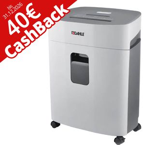 Dahle Aktenvernichter PaperSAFE 260, 23260, mit Rollen, 40 Cashback, 12 Blatt, 4x12 mm Partikelschnitt, P-4