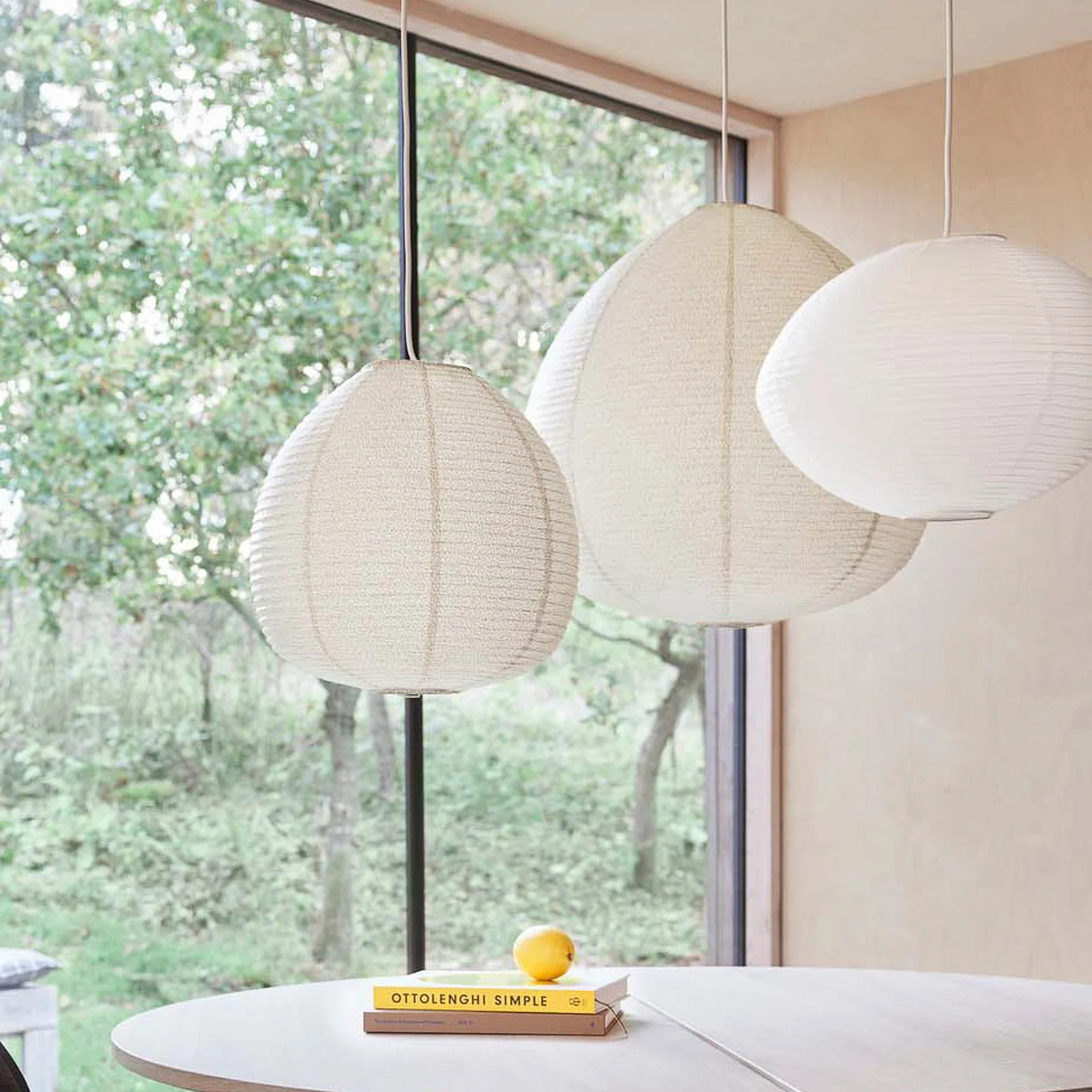 OYOY Living Design Moyo kap, wit, Ø 41 cm, papier