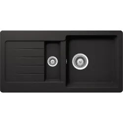 Schock Einbauspüle Typos D-150S A Nero - Auflagespüle