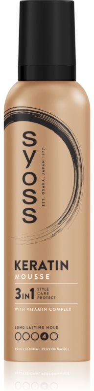 Syoss Keratin Mousse Styling Mousse Med keratin 250 ml