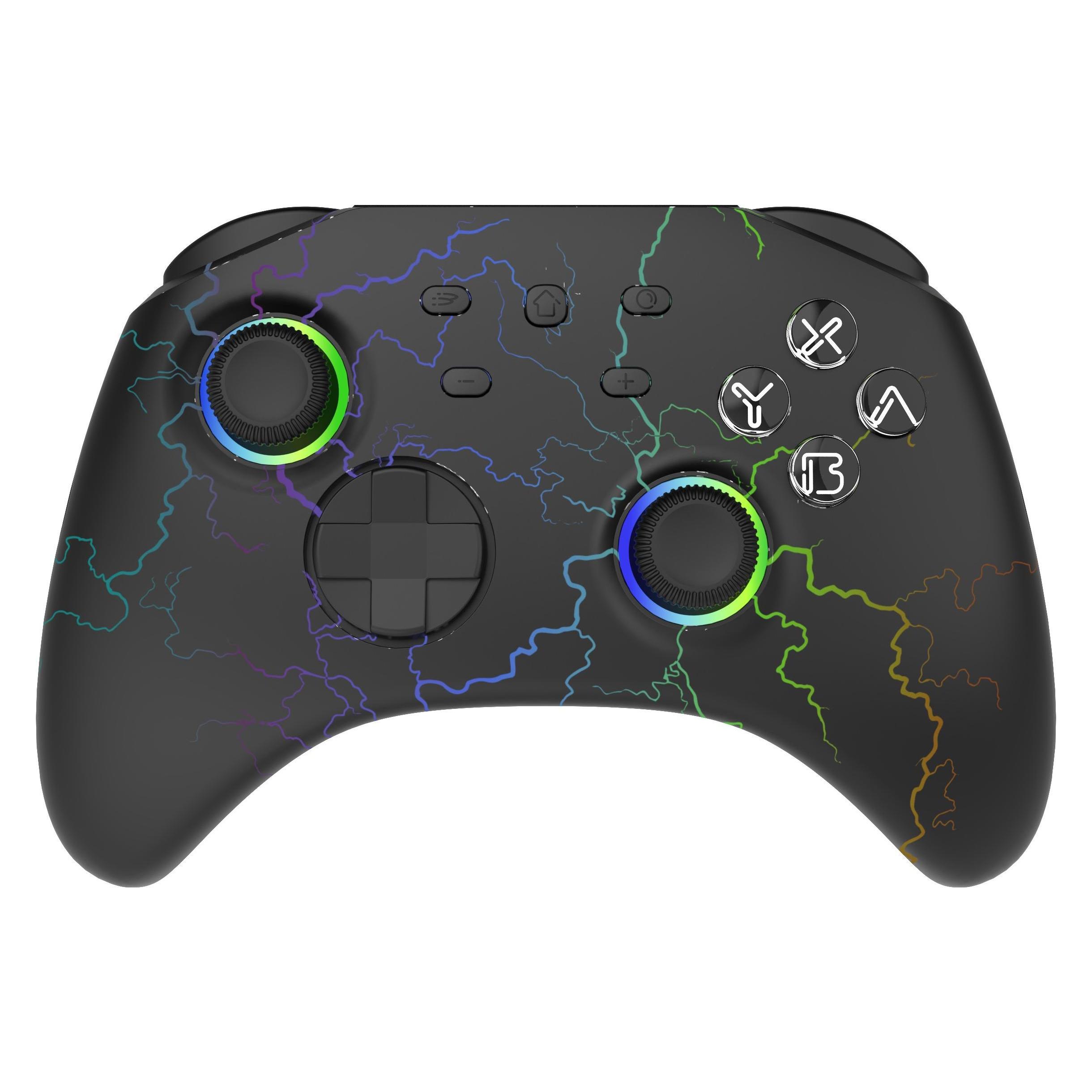 Qubick Thunder Wireless Controller, RGB-Effekte, Hall Magnetic (PC, Switch) (COSW0019)
