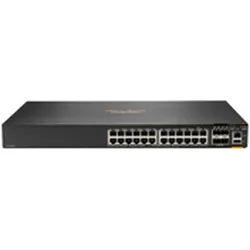 Aruba 6200F 24G Class4 PoE 4SFP+ 370W Switch (28 Ports), Netzwerk Switch, Schwarz
