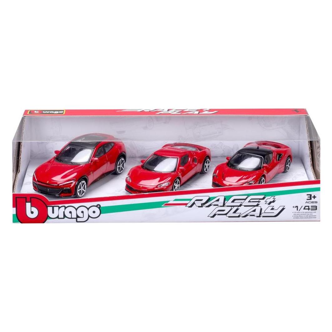 Bburago Burago Kollektion Scuderia Ferrari Racing, Massstab 1:43, Mehrfarbig, 3.MD1836102 (49562540)