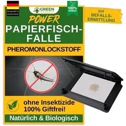 Green Guardia Papierfisch Falle mit Pheromon-Lockstoff: 2