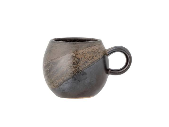 Tasse Elio - aus Steingut gefertigt - Multibraun - Luxusbetten24